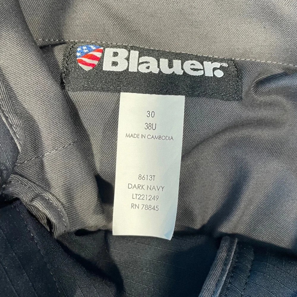 Blauer 8613T Mens Tactical Ripstop Cargo Pants Dark Navy 30x32 Utility Gorpore